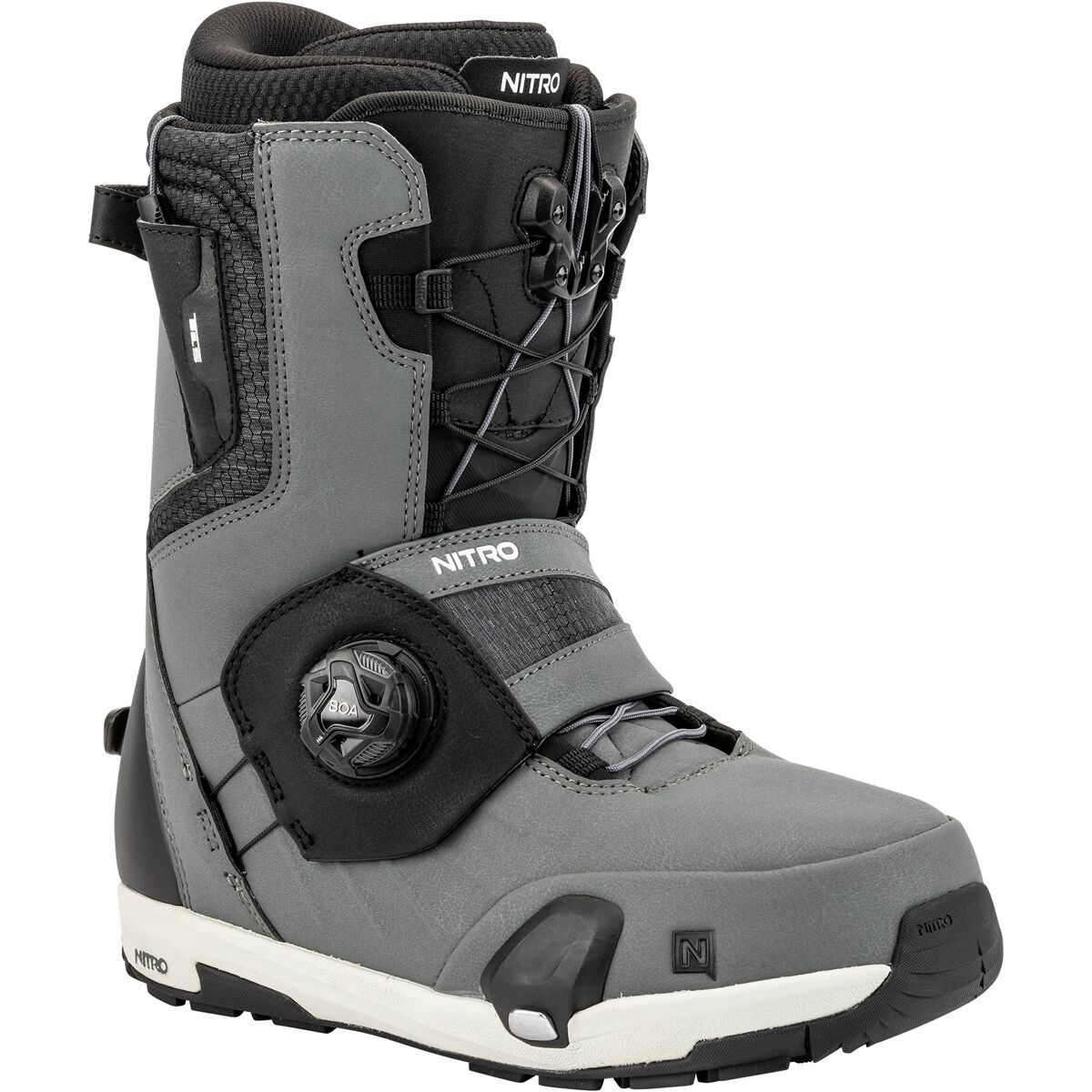 Nitro Profile TLS Step On Snowboard Boot - 2025 - Men's Charcoal, 8.0