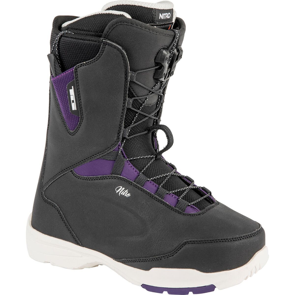 Nitro Scala TLS Snowboard Boot  - 2025 - Women's Black-Purple, 9.0