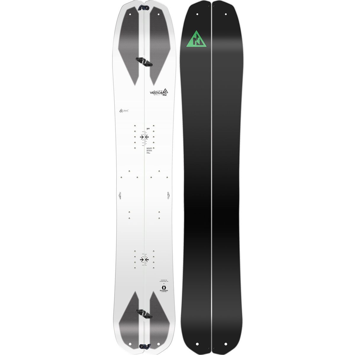 Image of Nitro Vertical Splitboard - 2025 One Color, 162cm
