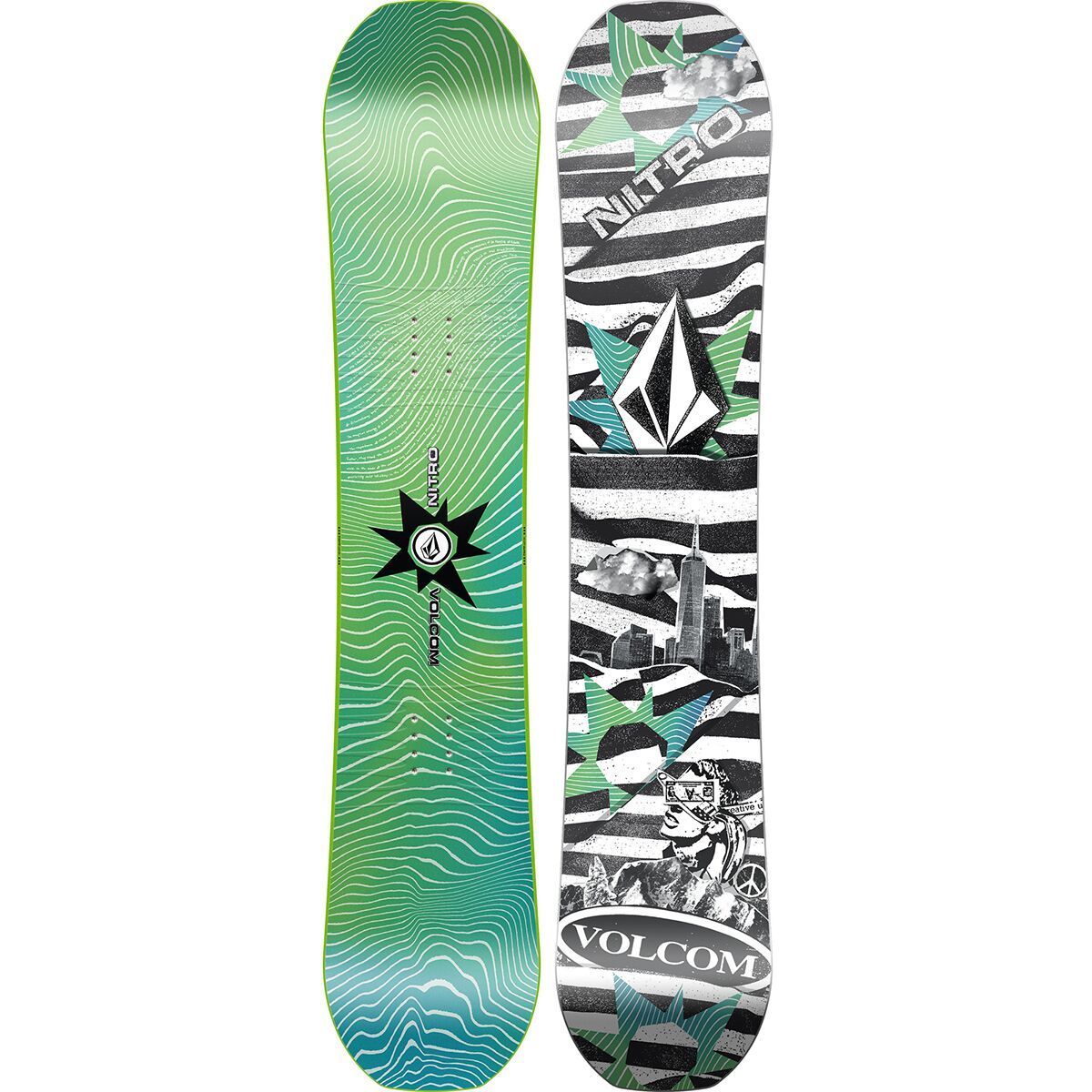 Nitro Ripper x Volcom Snowboard - 2025 - Kids' One Color, 121cm