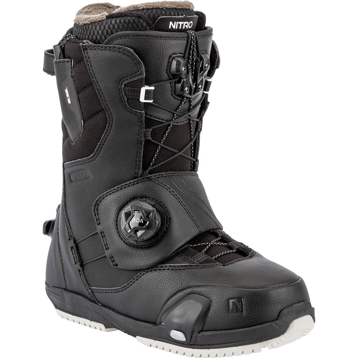 Image of Nitro Cave Step On TLS Snowboard Boot - 2026 - Women's Black, 8.0