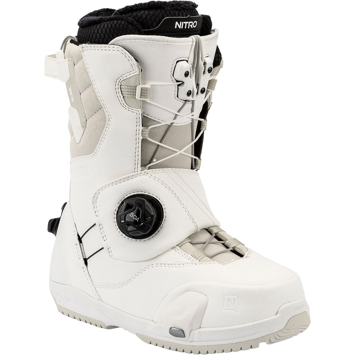 Image of Nitro Cave Step On TLS Snowboard Boot - 2026 - Women's White, 6.5