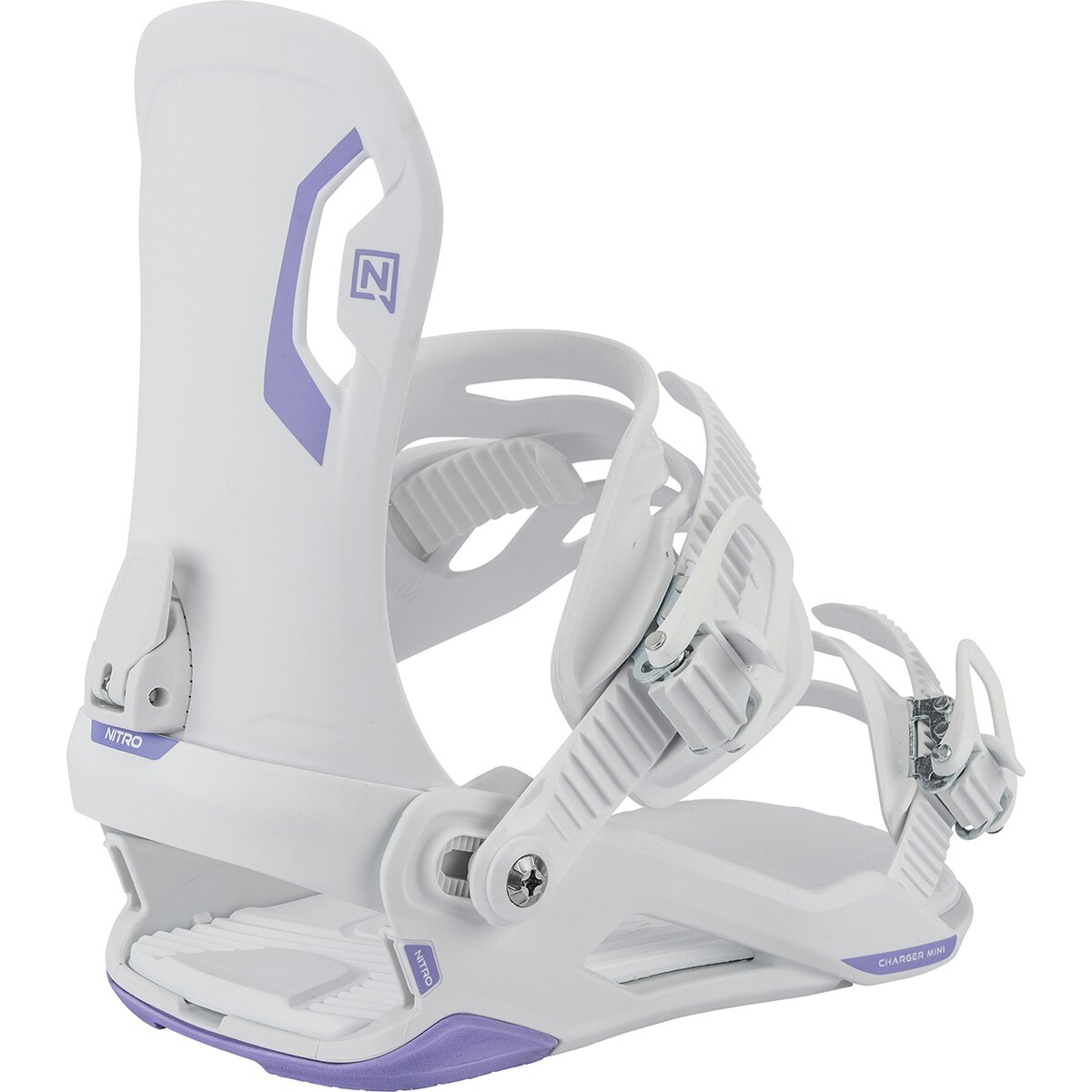 Image of Nitro Charger Mini Snowboard Binding - 2027 - Kids' White, S