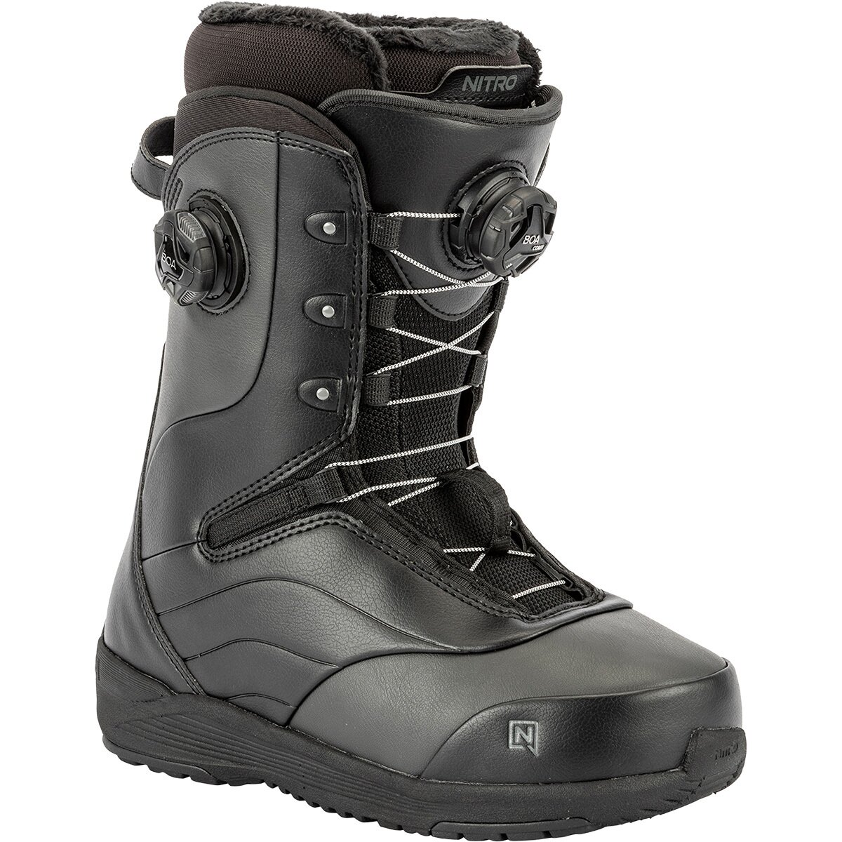 Image of Nitro Crown Boa Snowboard Boot - 2026 - Women's Black, 6.5