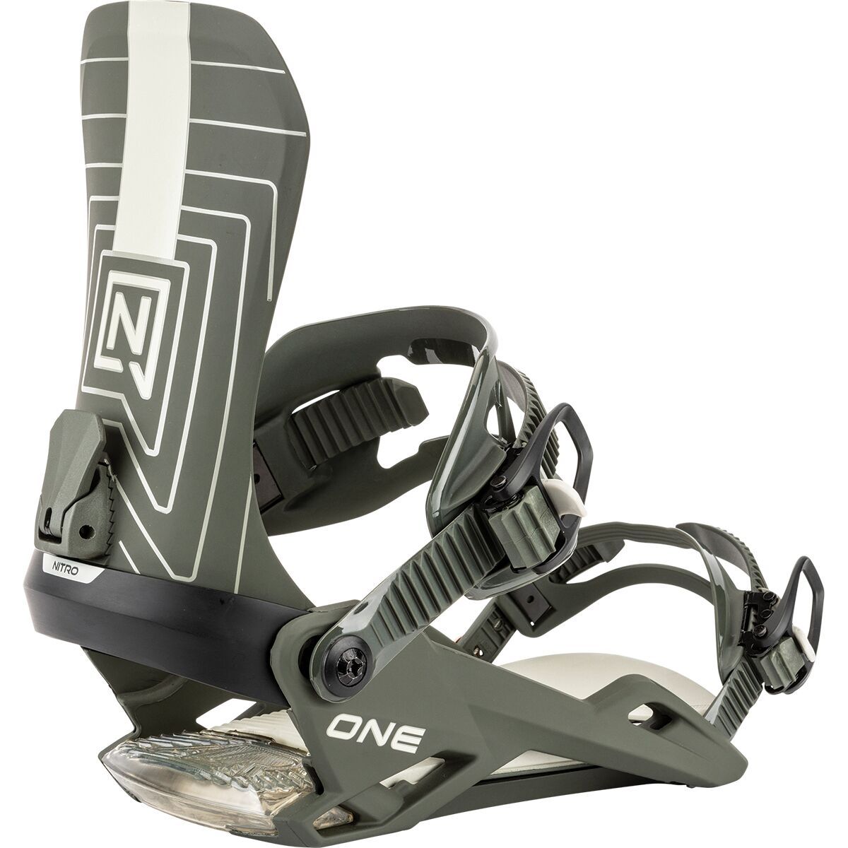 Nitro One Snowboard Binding - 2026 Shadow, M