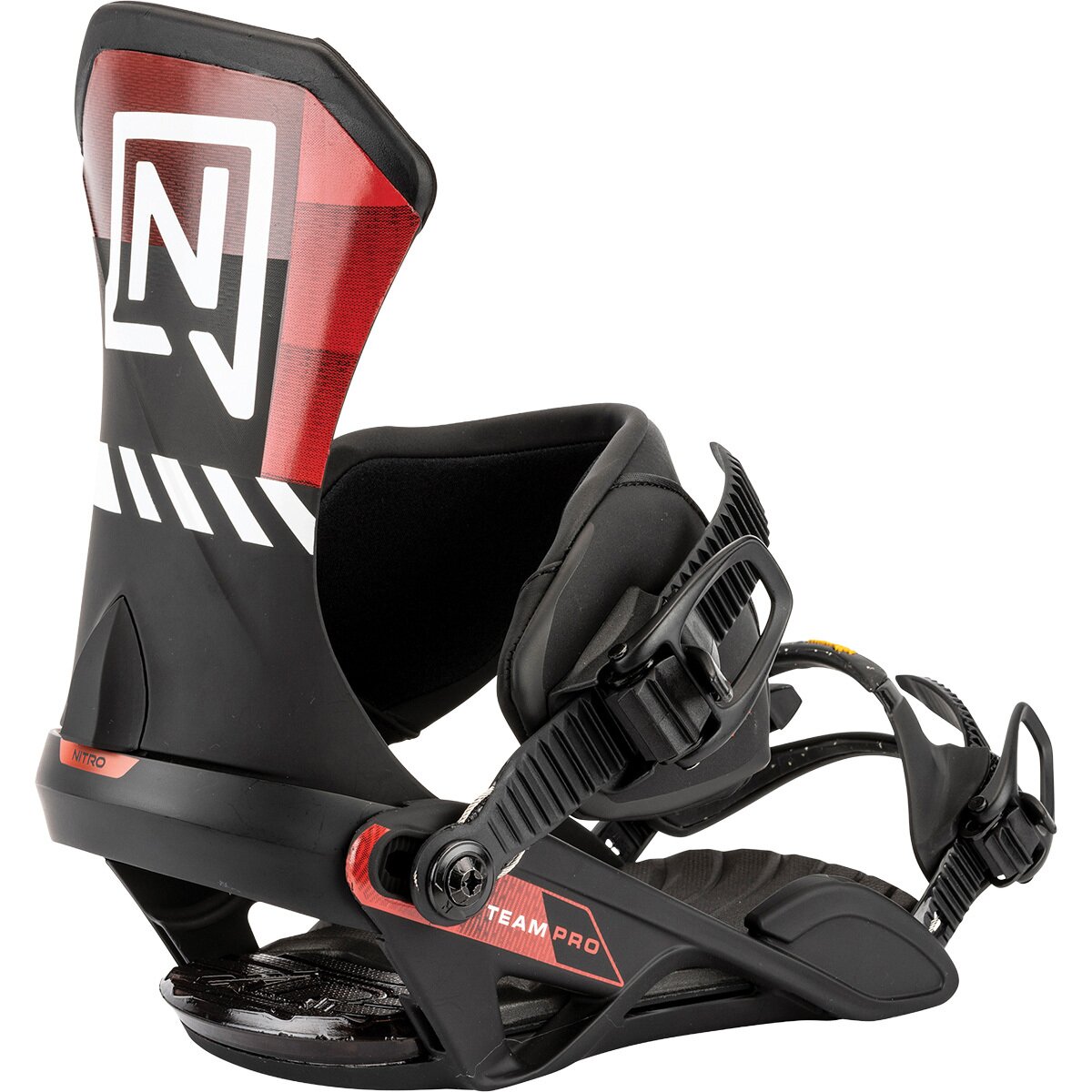Image of Nitro Team Pro Snowboard Binding - 2026 Black Red, L