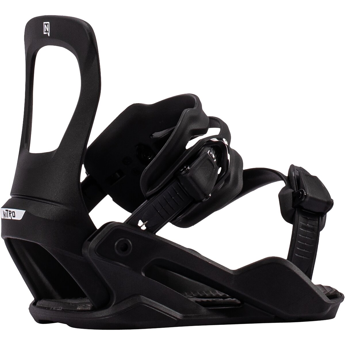 Image of Nitro Charger Micro Snowboard Binding - 2027 - Kids' Ultra Black, XS