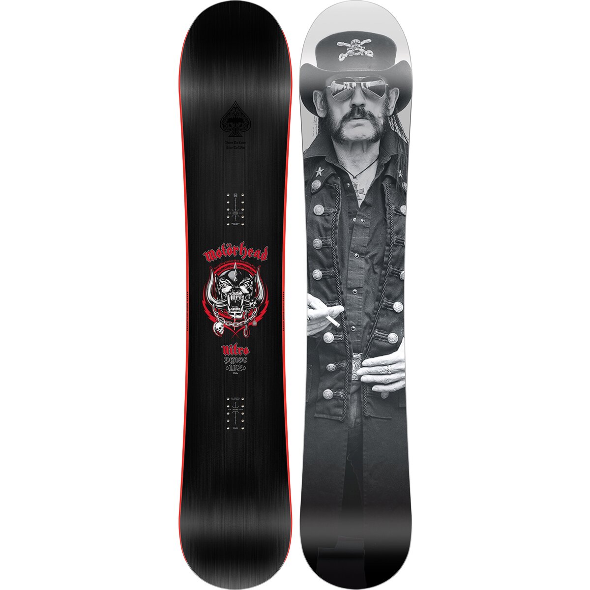 Image of Nitro Phase X MOTORHEAD Snowboard - 2027 One Color, 162cm