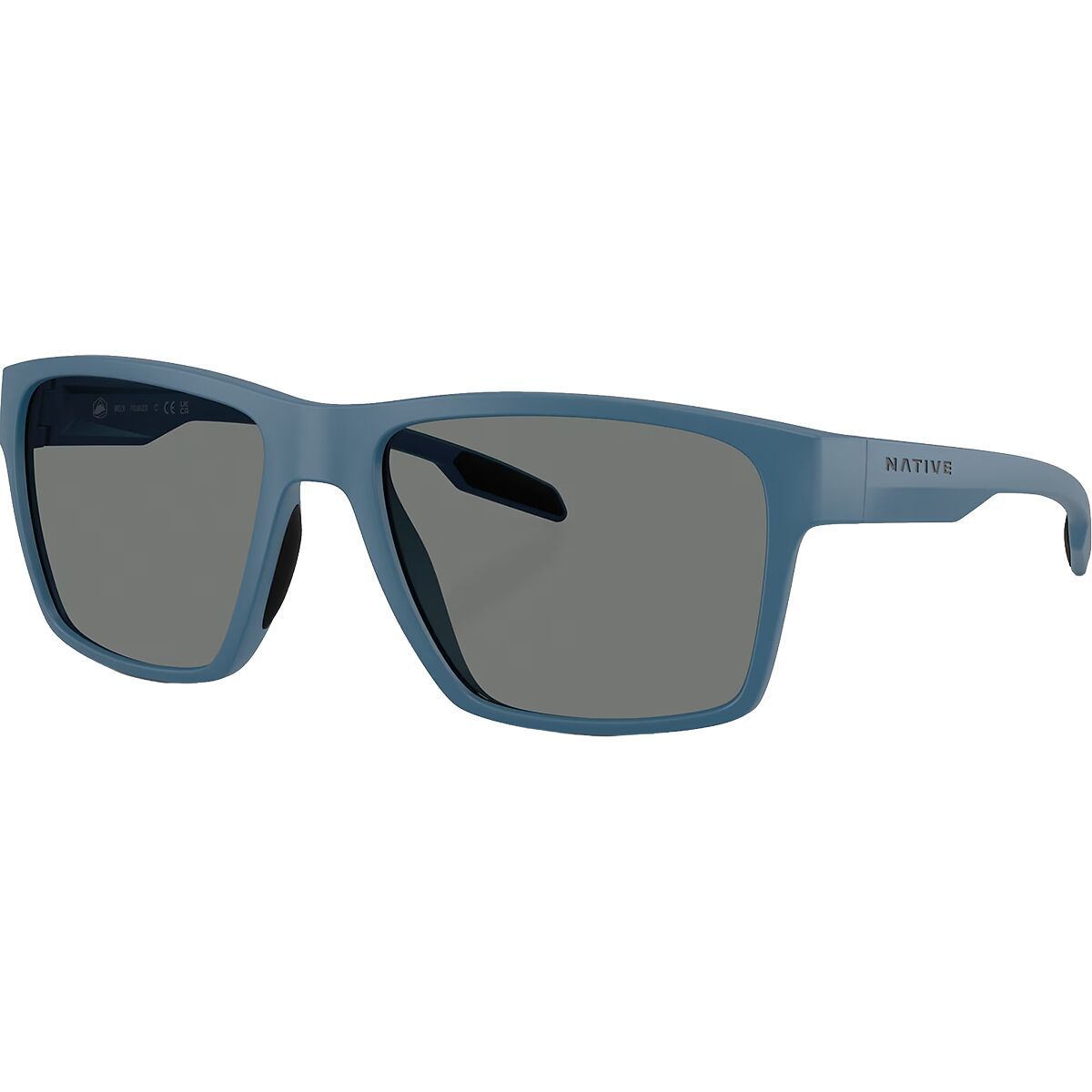 Image of Native Eyewear Breck Polarized Sunglasses Overland Blue/Grey Polarized, One Size