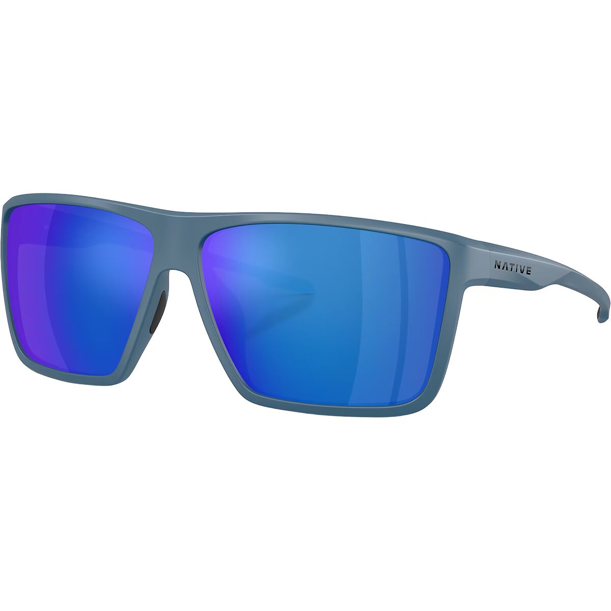 Image of Native Eyewear Tavern XL Polarized Sunglasses Matte Overland Blue, One Size