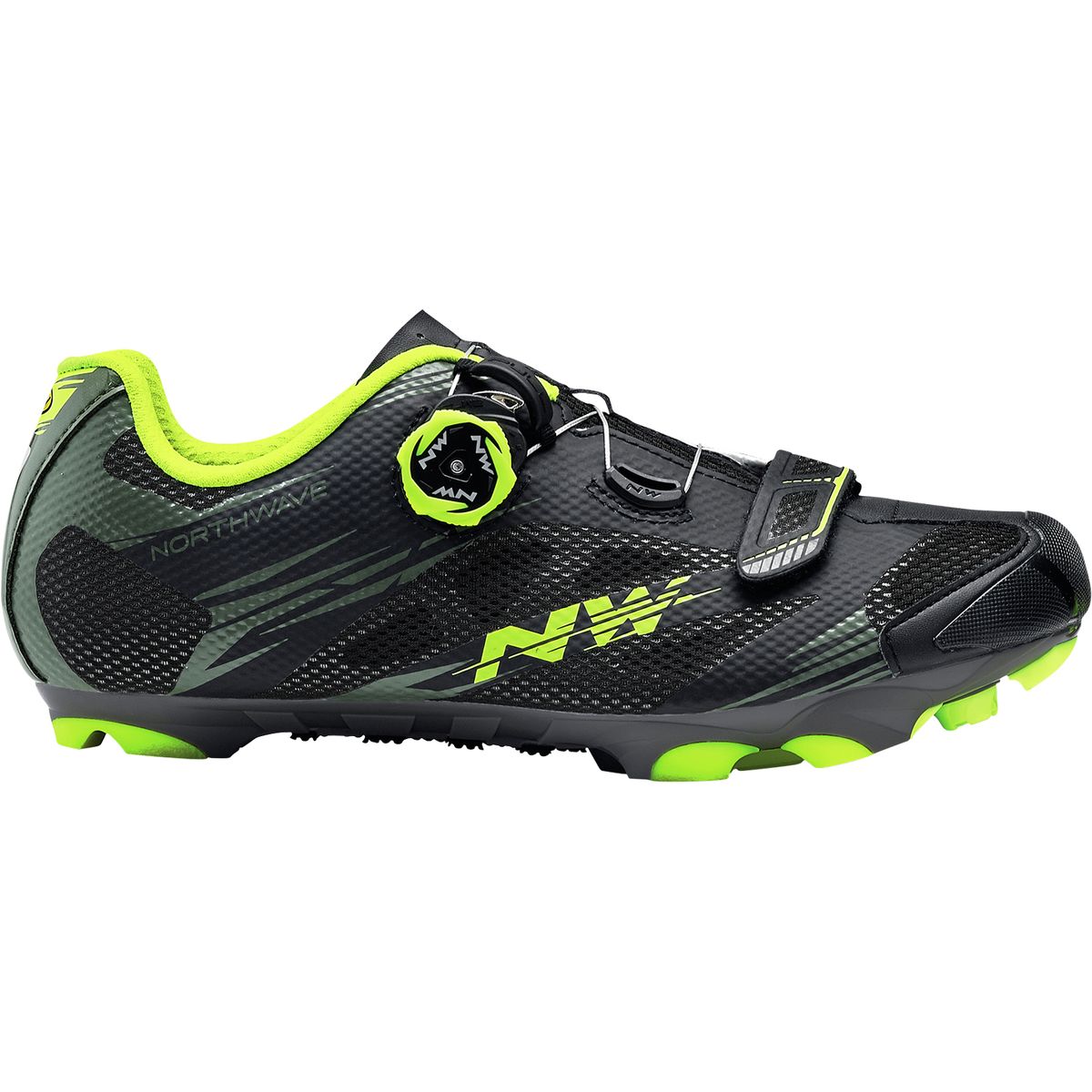 Northwave Scorpius2 Plus シューズ EUR:39 黒/黄 Northwave Scorpius 2 Plus Cycling Shoe - Men's - Bike