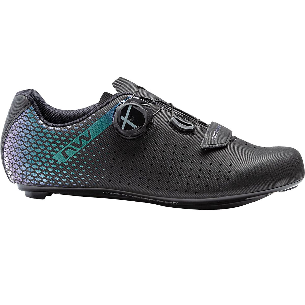 Northwave Northwave Core Plus 2 Cycling Shoe - Women's Black/Iridescent, 36.0