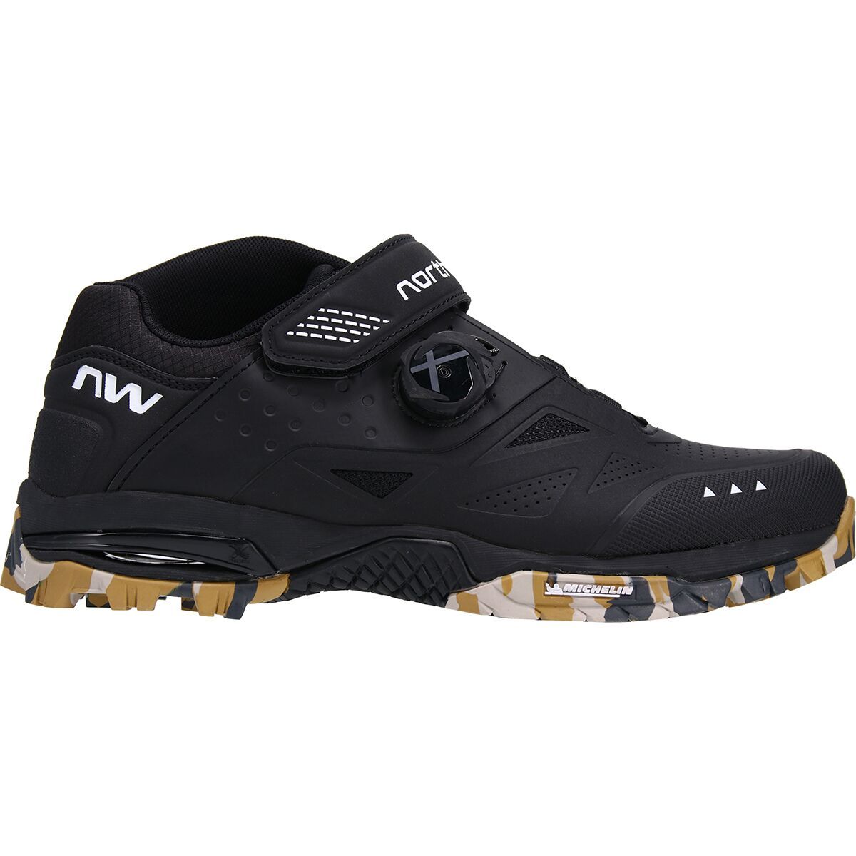 Northwave Enduro Mid 2 Cycling Shoe - Men's Black/Camo Sole, 39.0