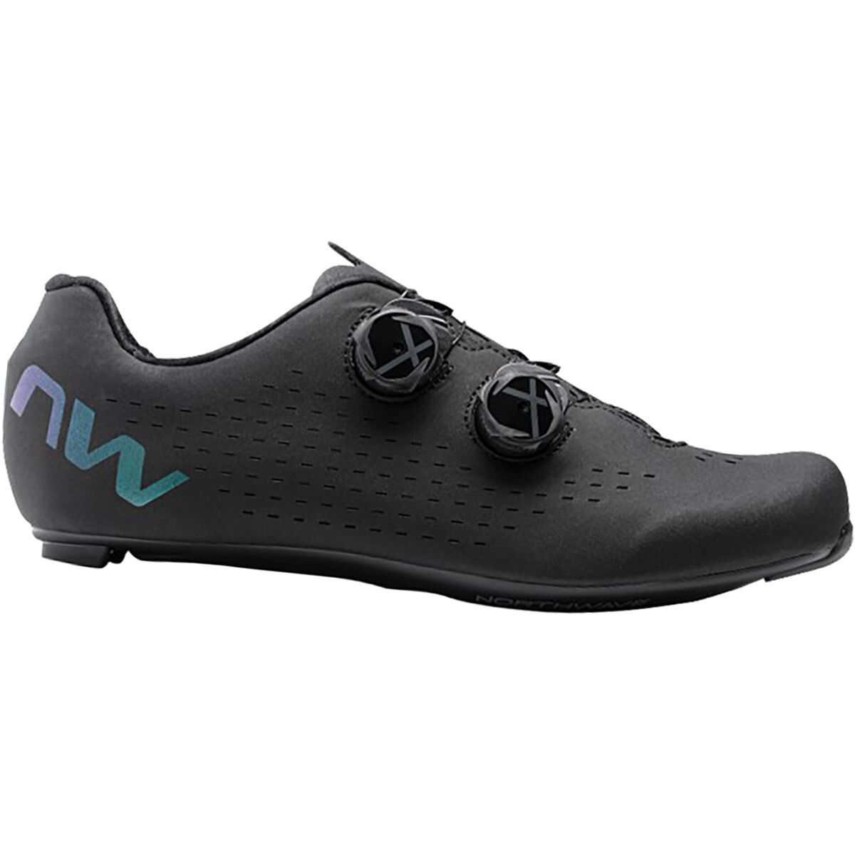 Northwave Revolution 3 Cycling Shoe - Men's Black/Iridescent, 40.0