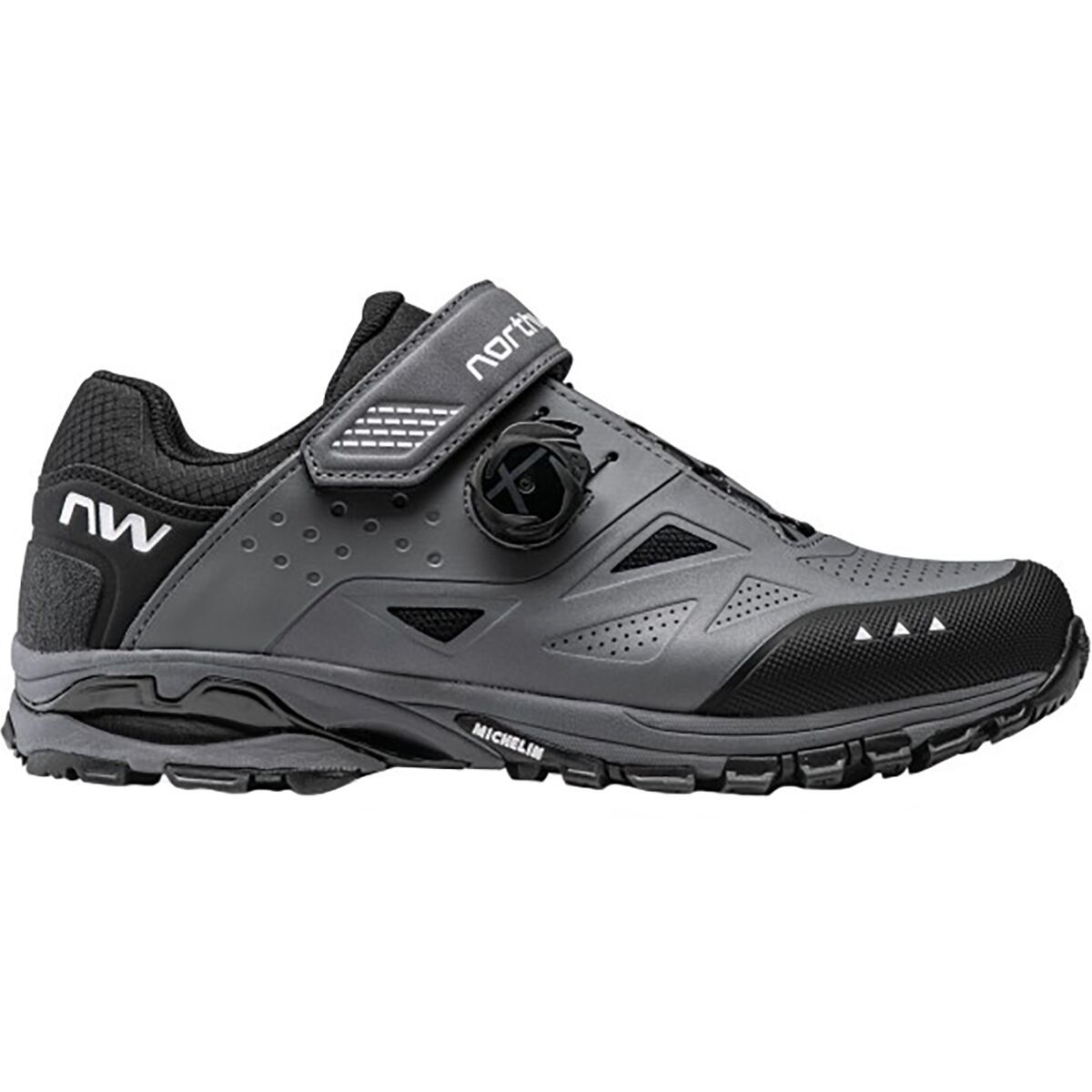 Northwave Spider Plus 3 Cycling Shoe - Men's Dark Grey, 41.0