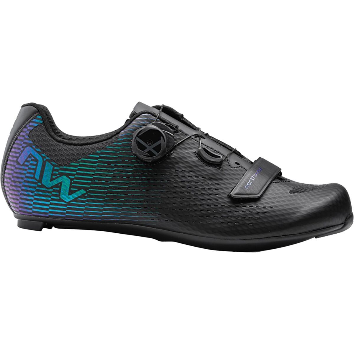 Northwave Storm Carbon 2 Cycling Shoe - Men's Black/Iridescent, 40.0