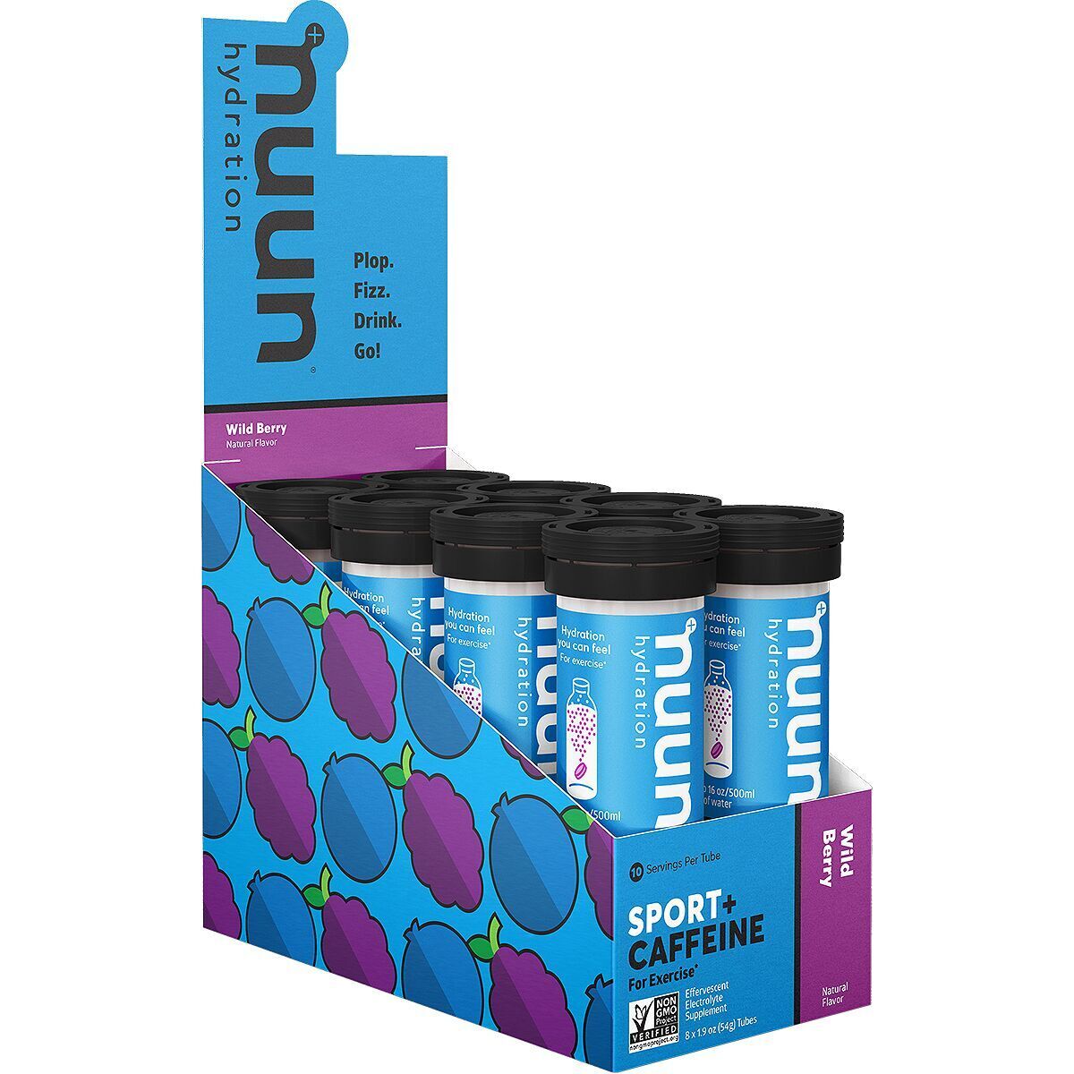 Image of Nuun Sport - 8-Pack Wild Berry + Caffeine, One Size