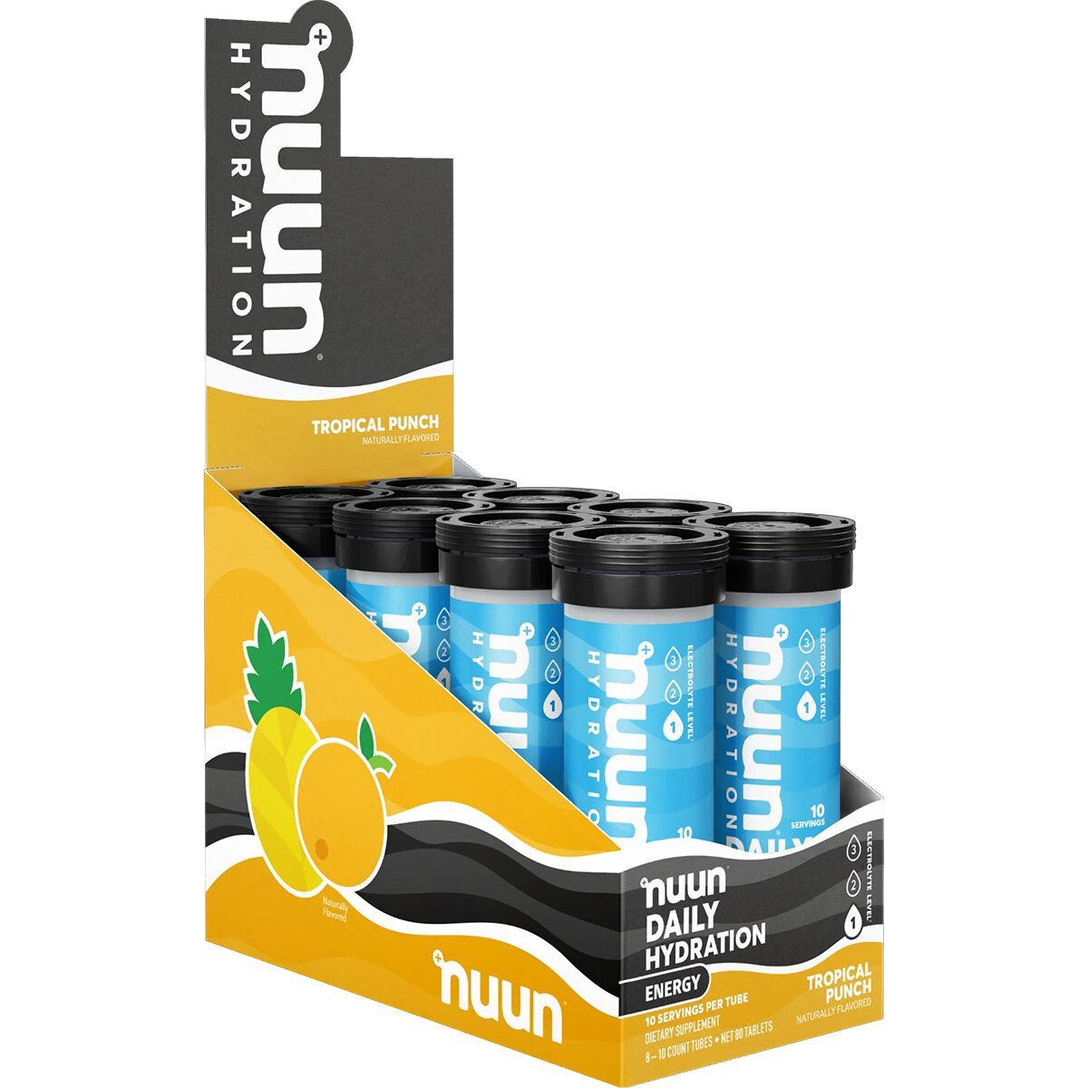Image of Nuun Daily + Energy - 8-Pack Tropical Punch, One Size