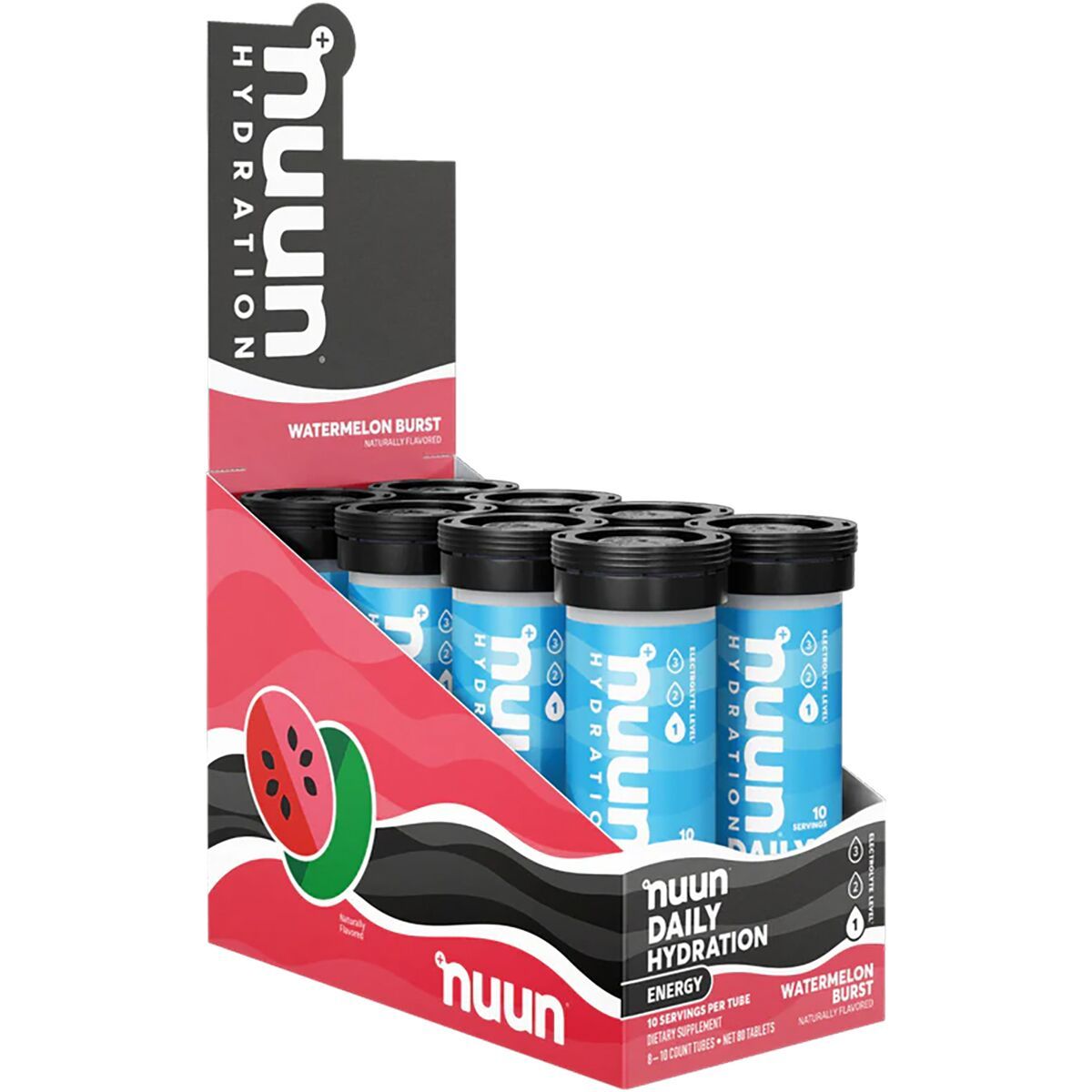 Nuun Nuun Daily + Energy - 8-Pack Watermelon Burst, One Size