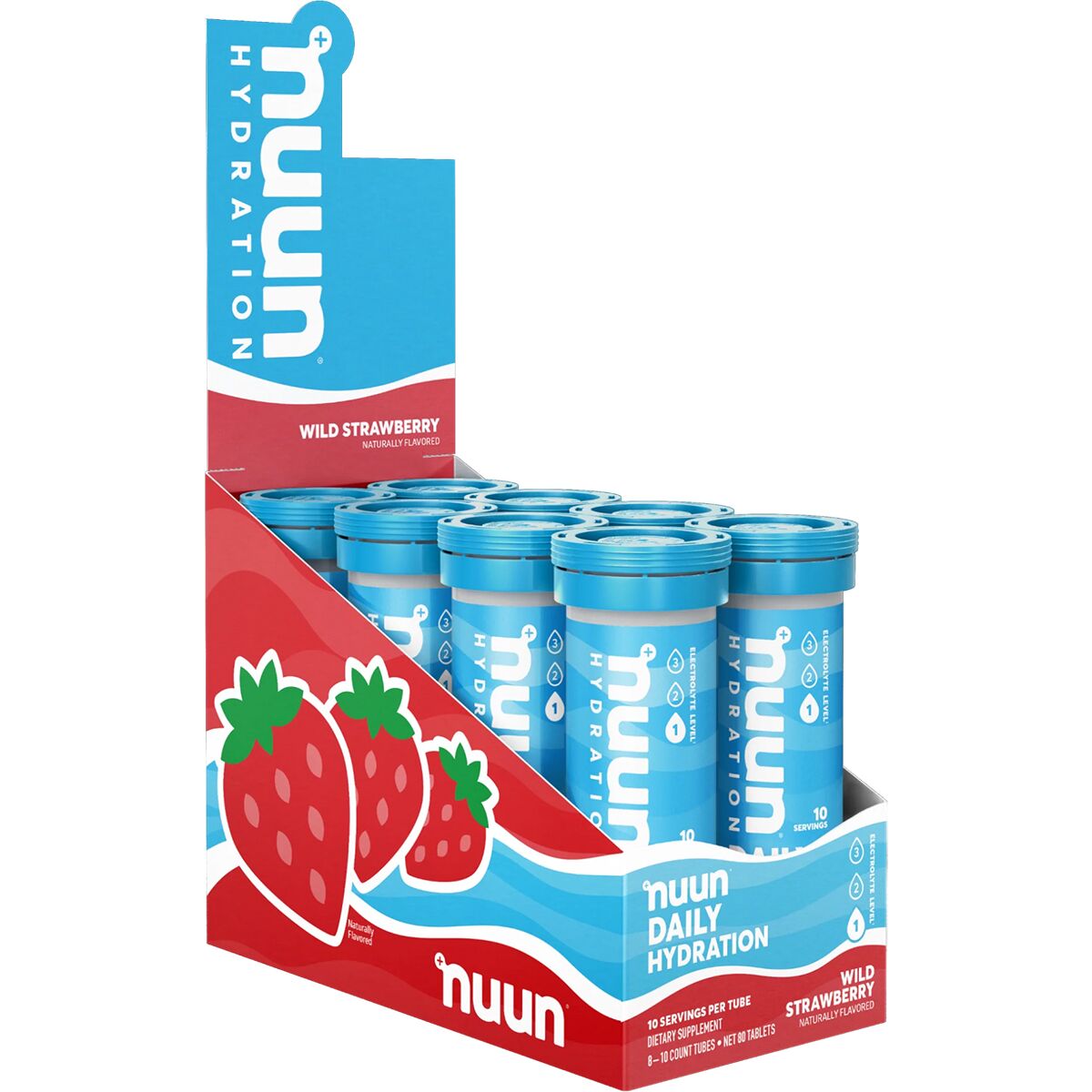 Image of Nuun Zero Hydration - 8-Pack Wild Strawberry, One Size