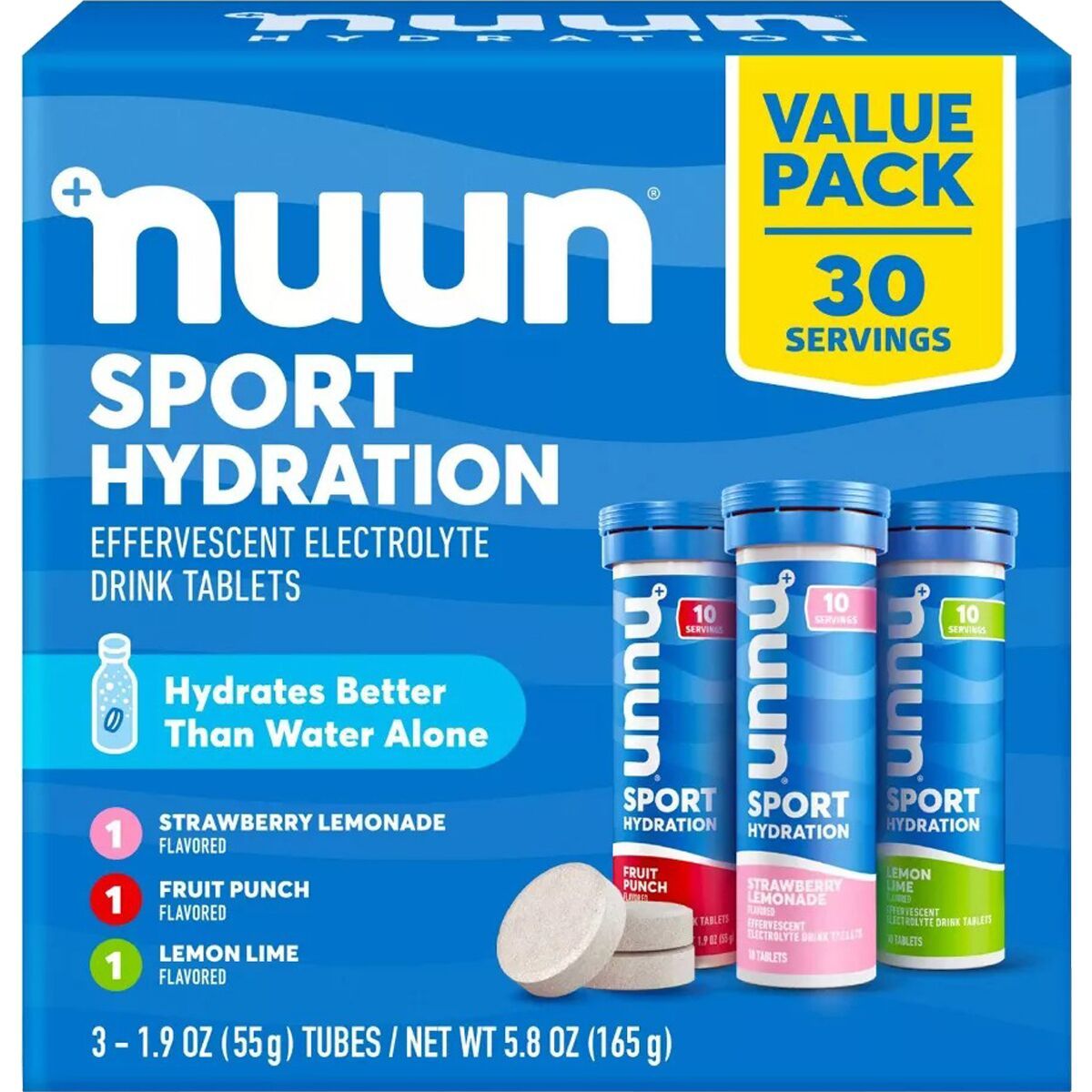 Image of Nuun Sport Value Pack Mixed, 3 Tubes