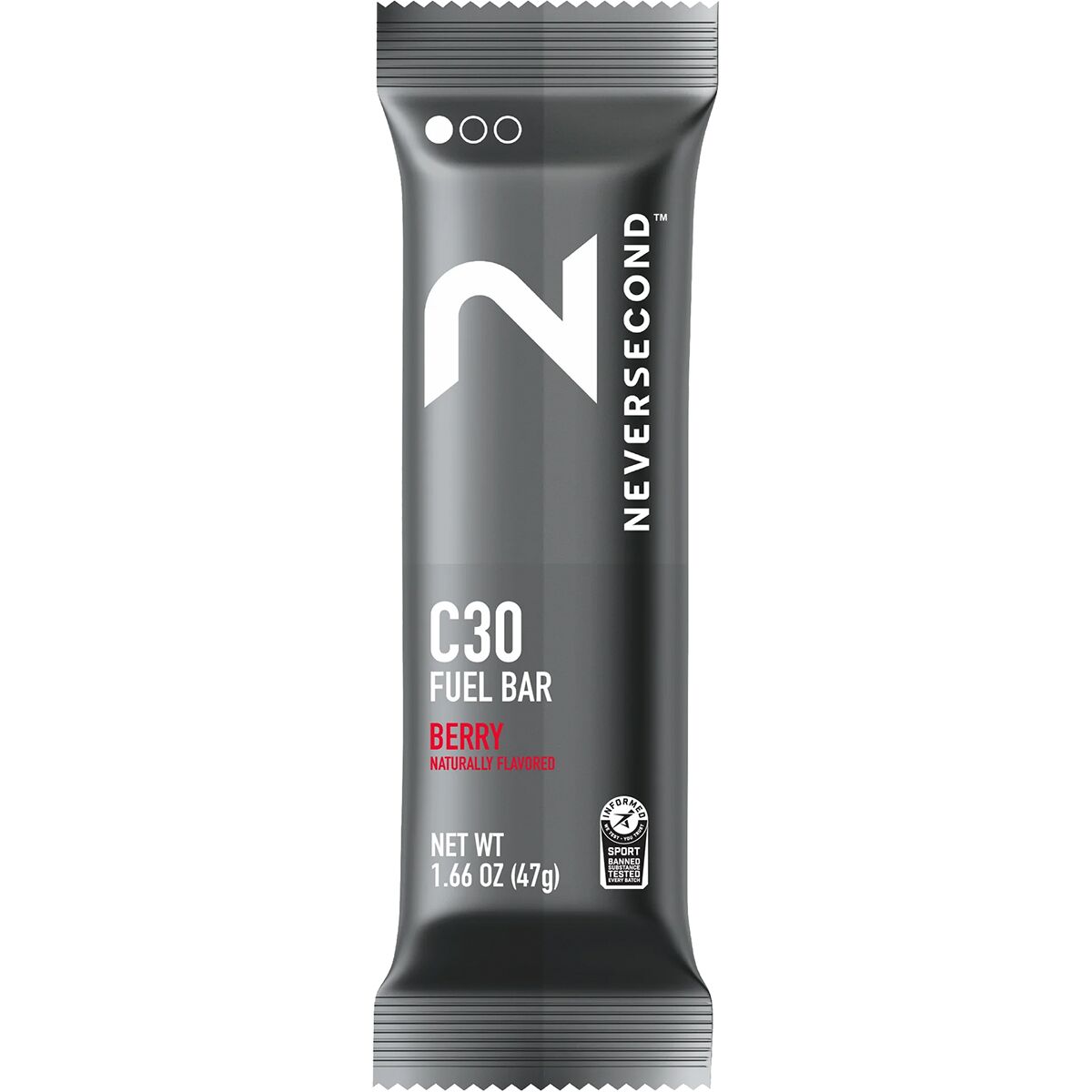 Neversecond Neversecond C30 Fuel Bar - 12-Pack Berry, One Size