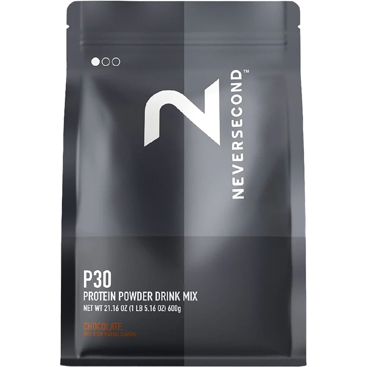 Neversecond Neversecond P30 Recovery Drink Mix - 15 Serving Chocolate, Resealable Pouch