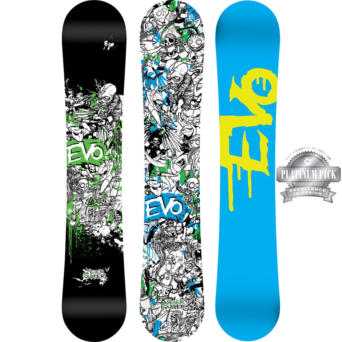 Never Summer Evo-R Rocker/Camber Snowboard - Snowboard