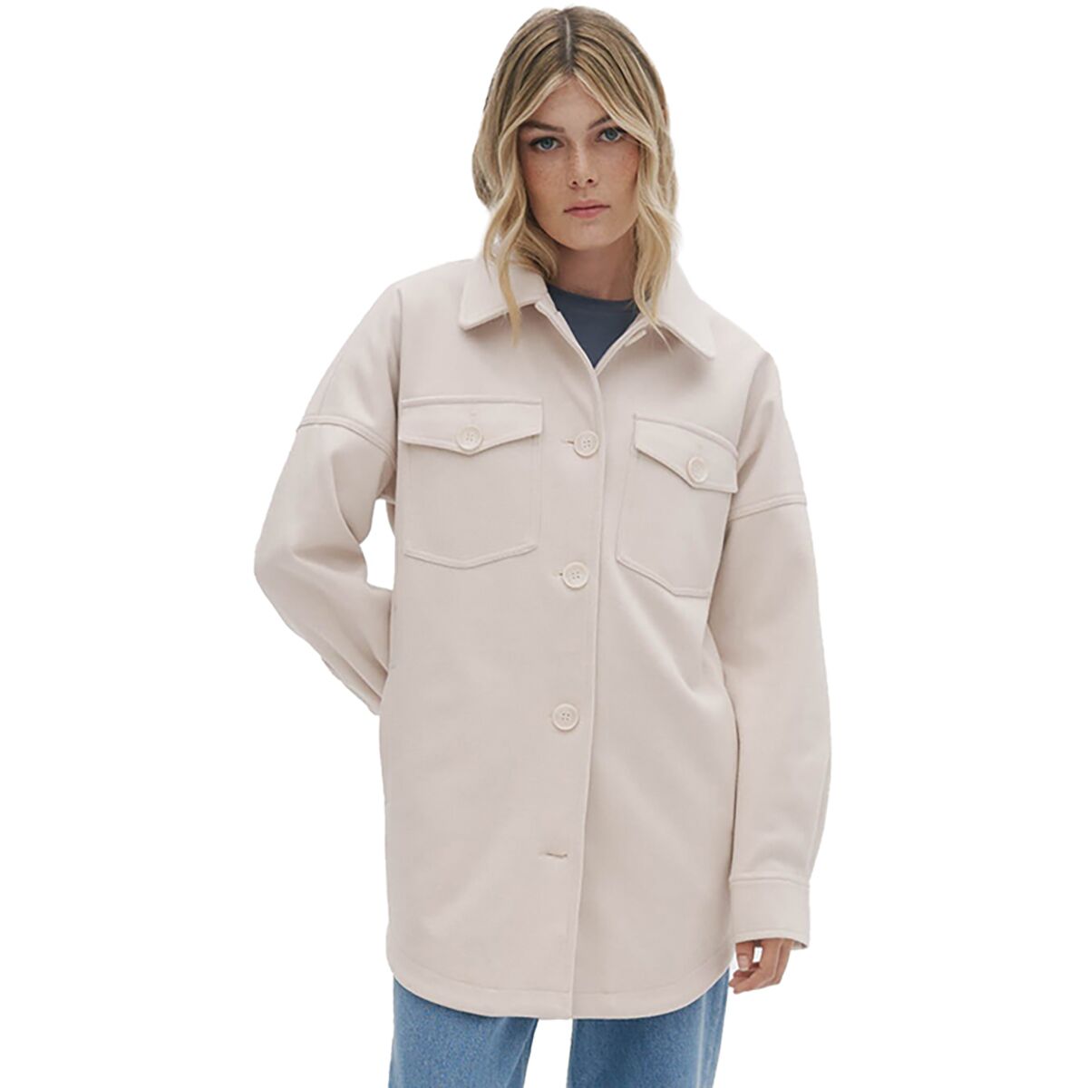 Noize Monik Long Button Over Shirt - Women's product image
