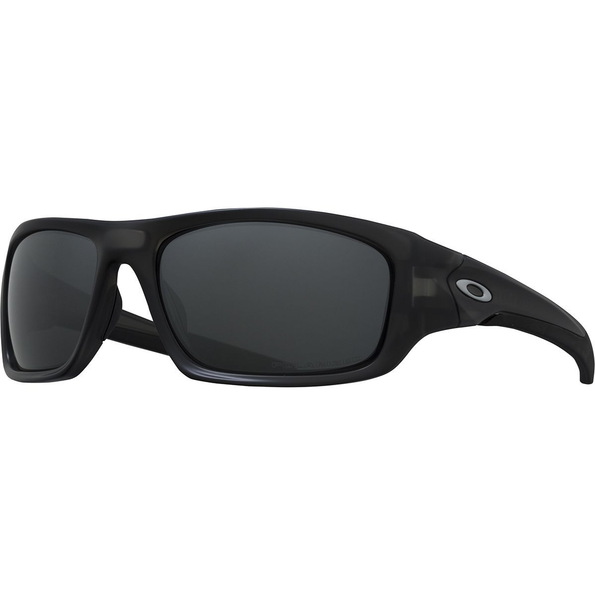 Image of Oakley Valve Polarized Sunglasses Matte Grey Smoke/Black Irid Polar, One Size