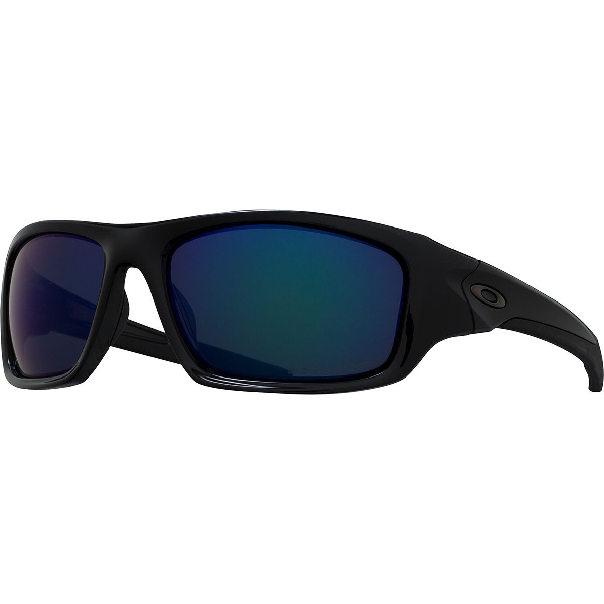 Oakley Oakley Valve Angling Polarized Sunglasses Polished Black/Deep Blue Polar, One Size