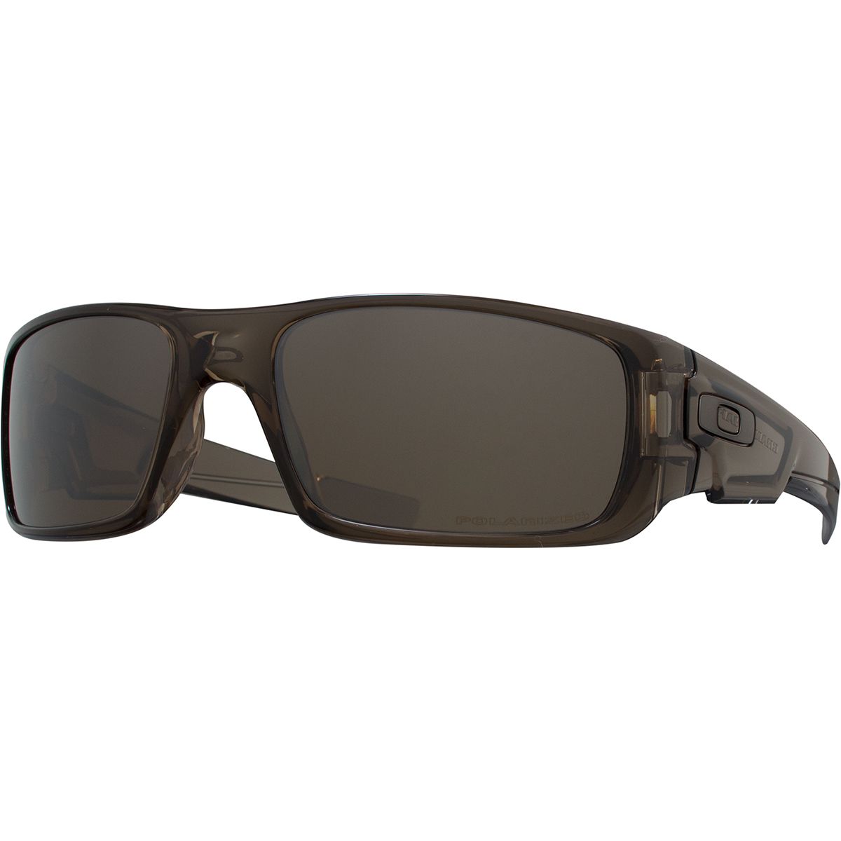 Image of Oakley Crankshaft Polarized Sunglasses Brown Smoke/Tungsten Irid Polar, One Size