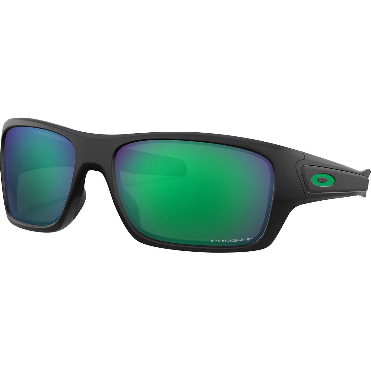 Image of Oakley Turbine Prizm Polarized Sunglasses Matte Black/PRIZM Jade Polarized, One Size