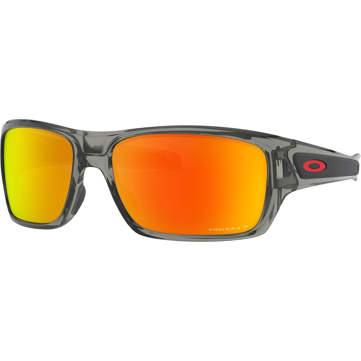 Image of Oakley Turbine Prizm Polarized Sunglasses Turbine Grey Ink/Prizm Ruby Polarized, One Size