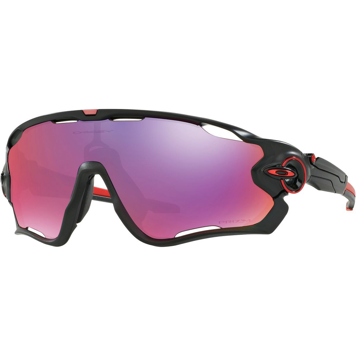 Image of Oakley Jawbreaker Prizm Sunglasses Matte Black/Prizm Road, One Size