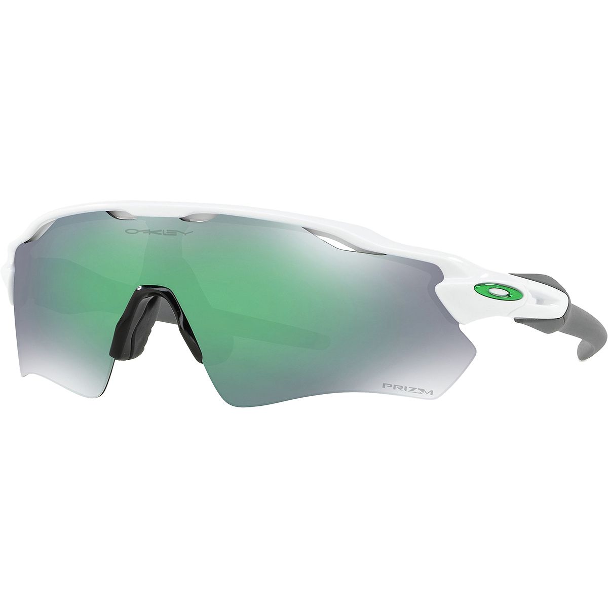 Image of Oakley Radar EV Path Prizm Sunglasses Polished White/Prizm Jade, One Size