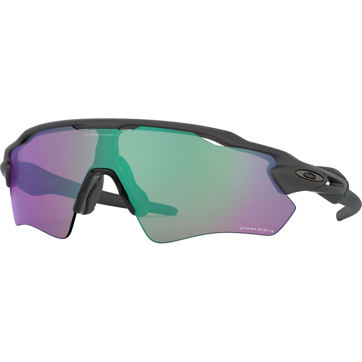 Image of Oakley Radar EV Path Prizm Sunglasses Steel/Prizm Road Jade, One Size