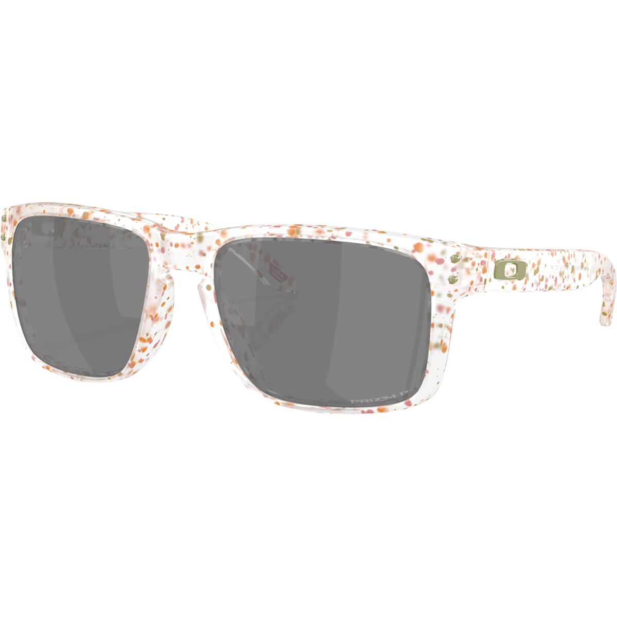 Image of Oakley Holbrook Prizm Polarized Sunglasses Clear Terrazzo/Prizm Black Polarized, One Size
