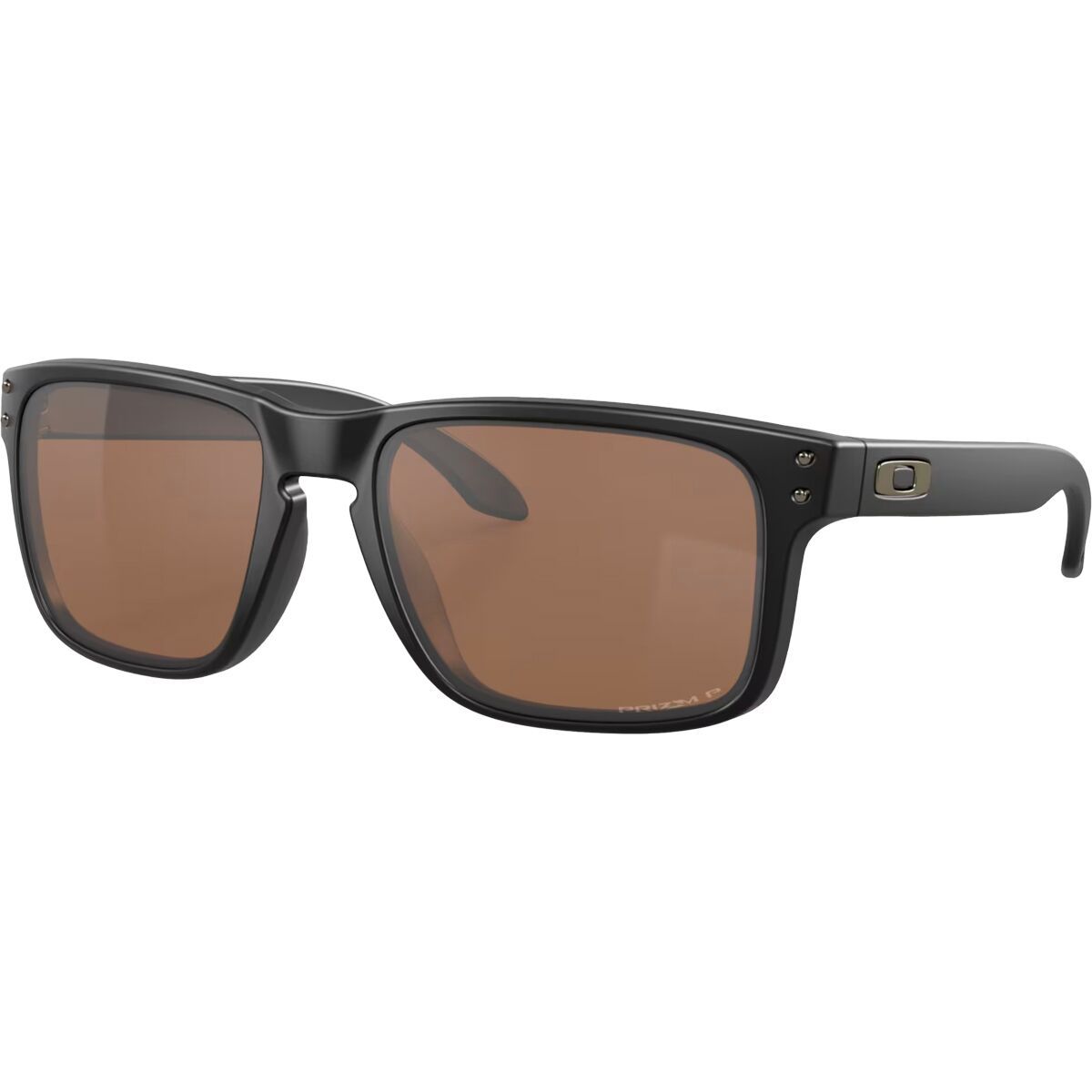 Image of Oakley Holbrook Prizm Polarized Sunglasses Matte Black W/ Prizm Tngstn Pol, One Size