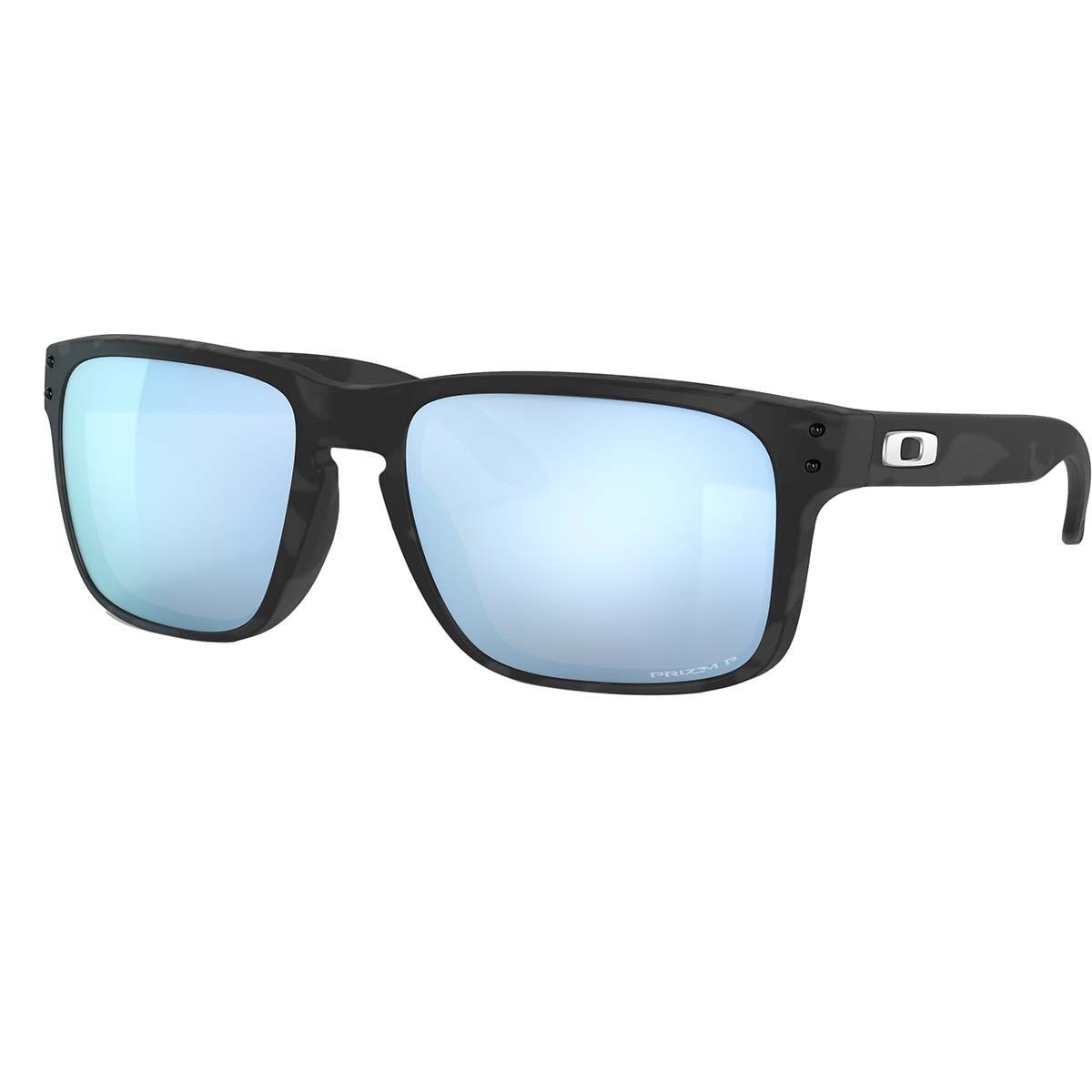 Image of Oakley Holbrook Prizm Polarized Sunglasses Matte Black Camo W/ PRIZM Dp H2O Plr, One Size