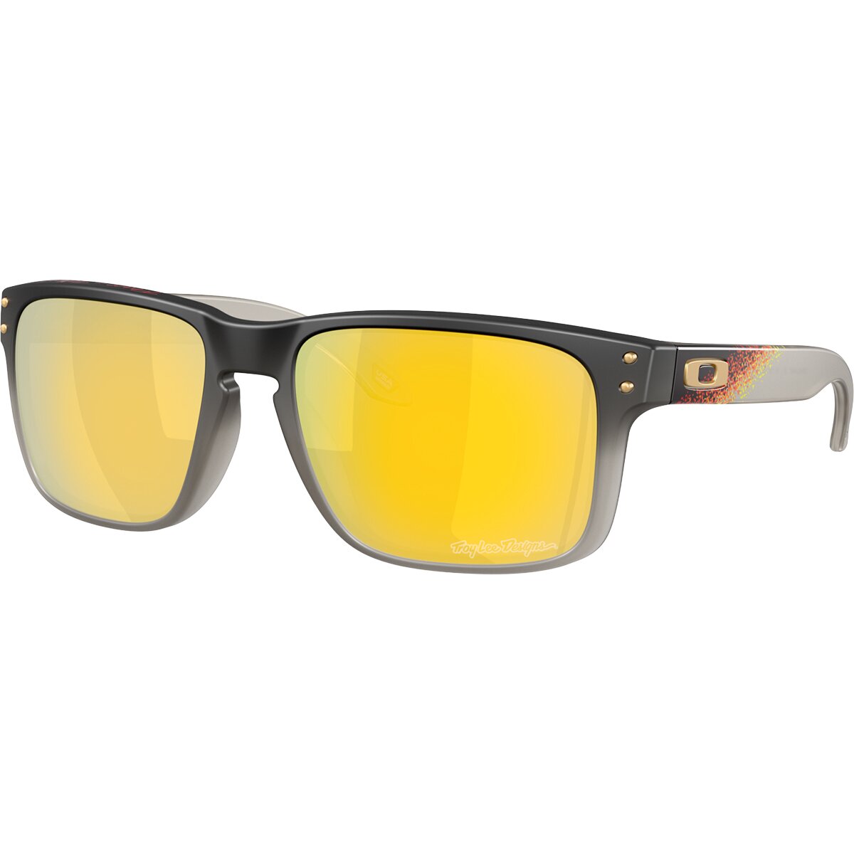 Image of Oakley Holbrook Prizm Polarized Sunglasses Tld Black Fade/Prizm 24K Polarized, One Size