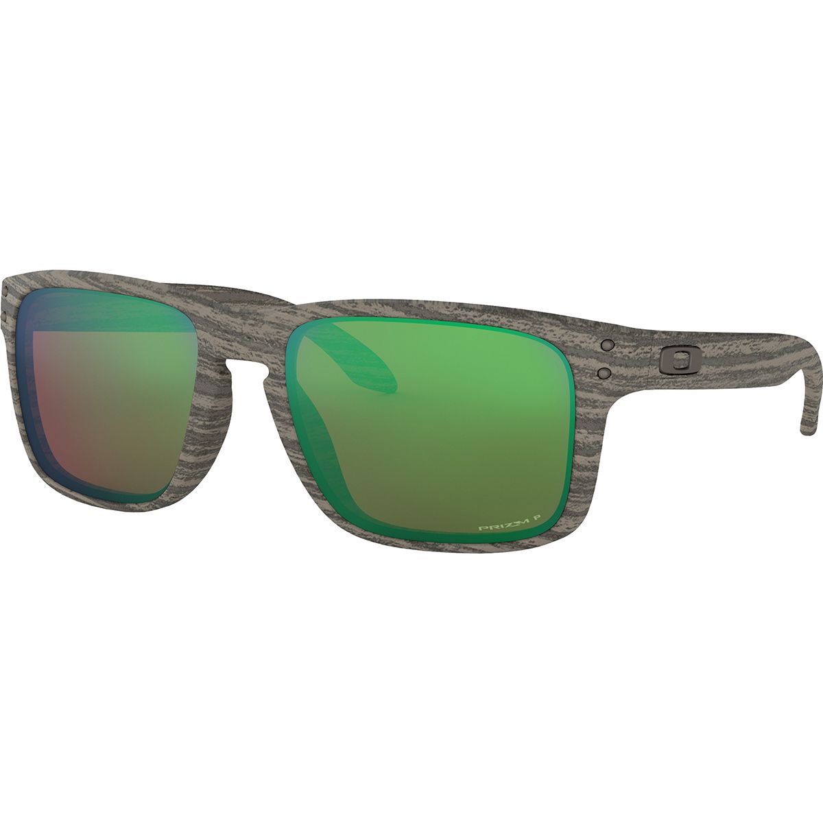 Image of Oakley Holbrook Prizm Polarized Sunglasses Woodgrain/PRIZM Shlw H2O Polarized, One Size
