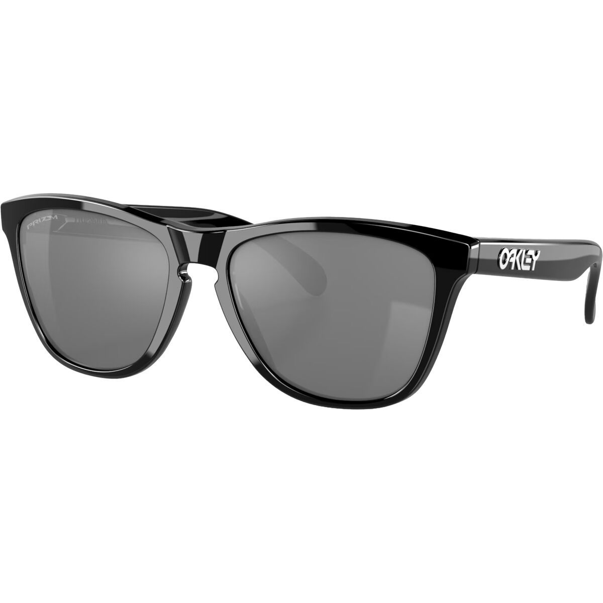 Image of Oakley Frogskins Prizm Sunglasses Polished Black - Prizm Black, One Size