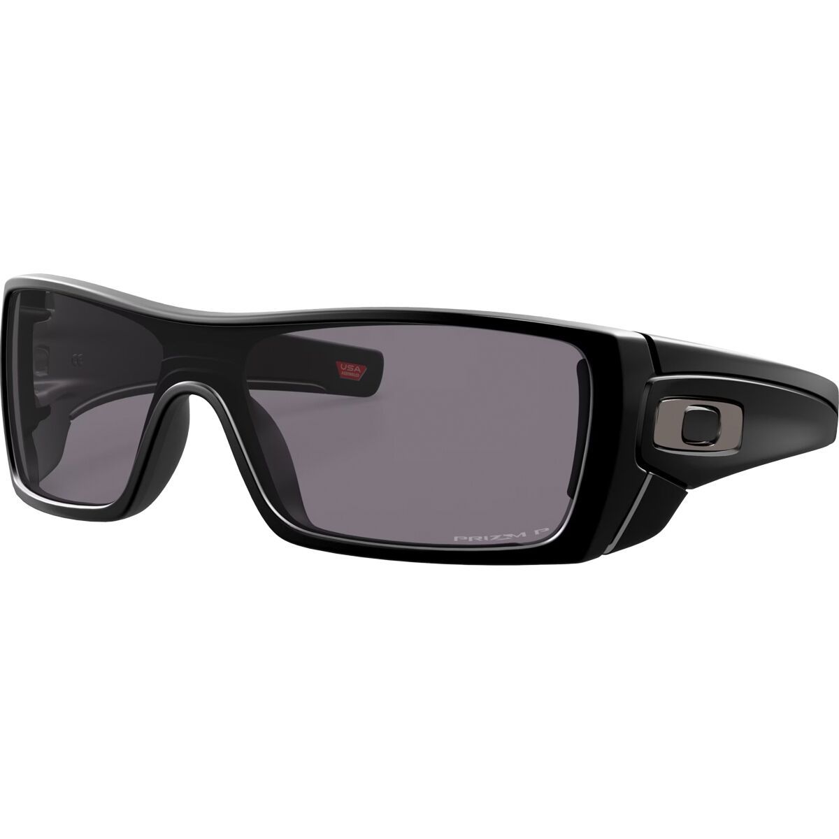 Image of Oakley Batwolf Prizm Sunglasses - Men's Matte Black/Prizm Grey Polarized, One Size