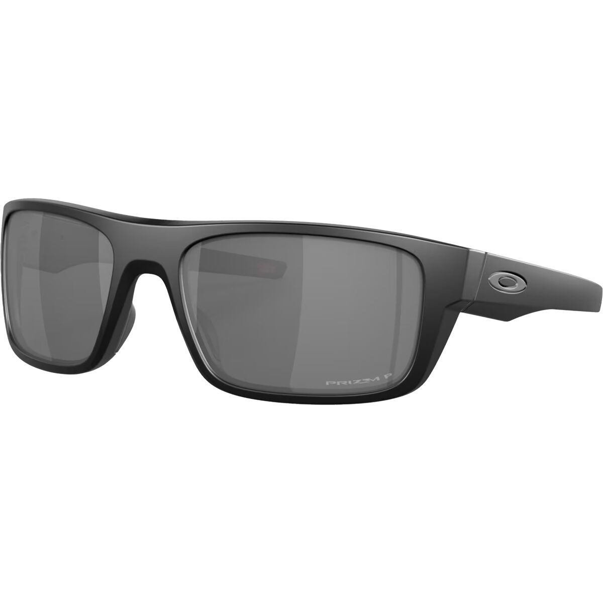 Image of Oakley Drop Point Sunglasses Matte Black - Grey, One Size
