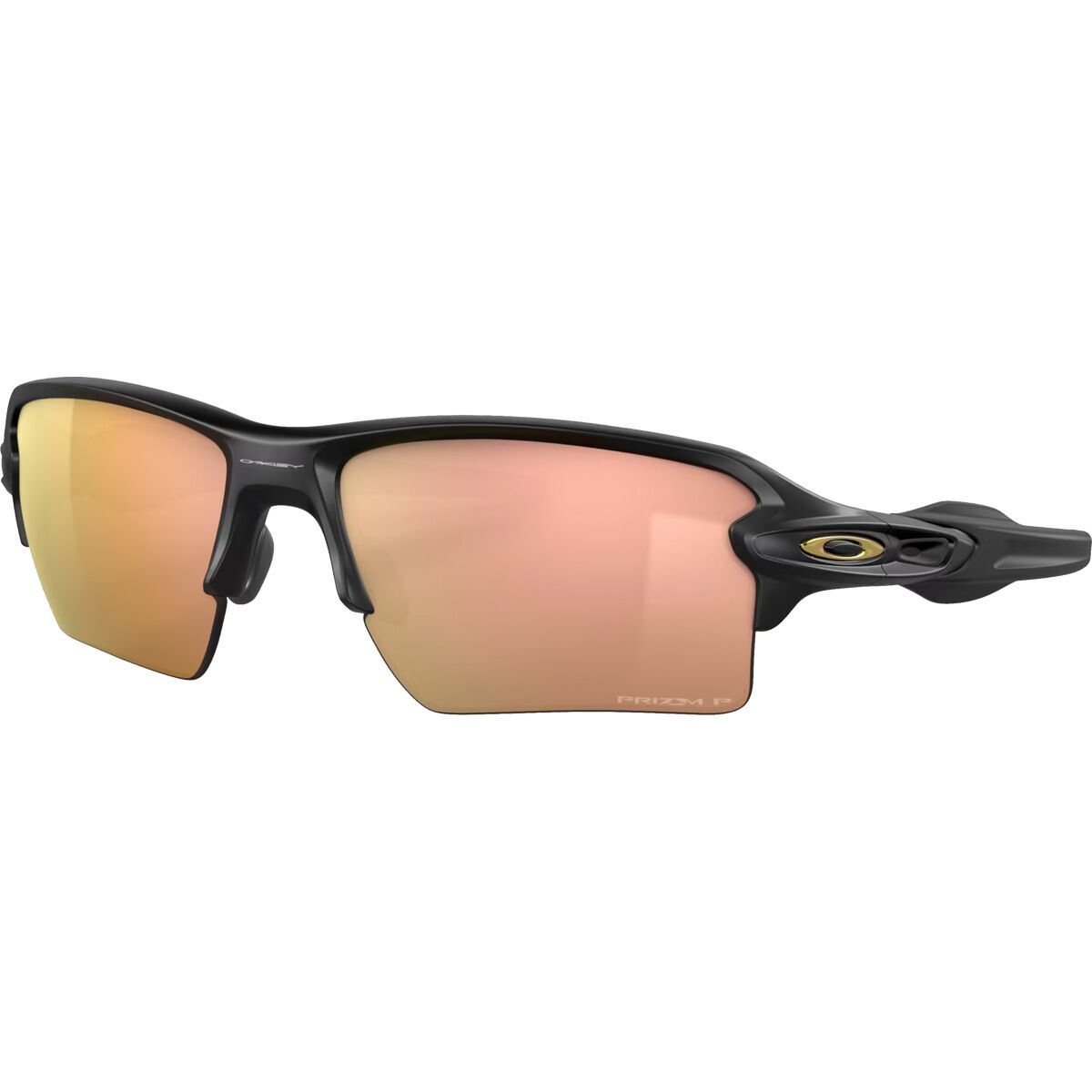Image of Oakley Flak 2.0 XL Prizm Polarized Sunglasses Matte Black/PRIZM Rose Gold Polarized, One Size