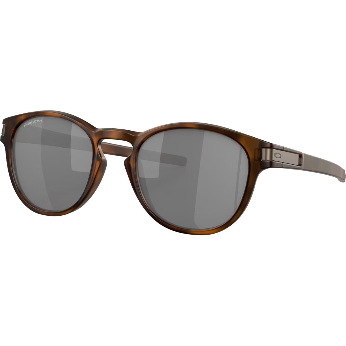Image of Oakley Latch Prizm Sunglasses Matte Brown Tortoise/Prizm Black Iridium, One Size