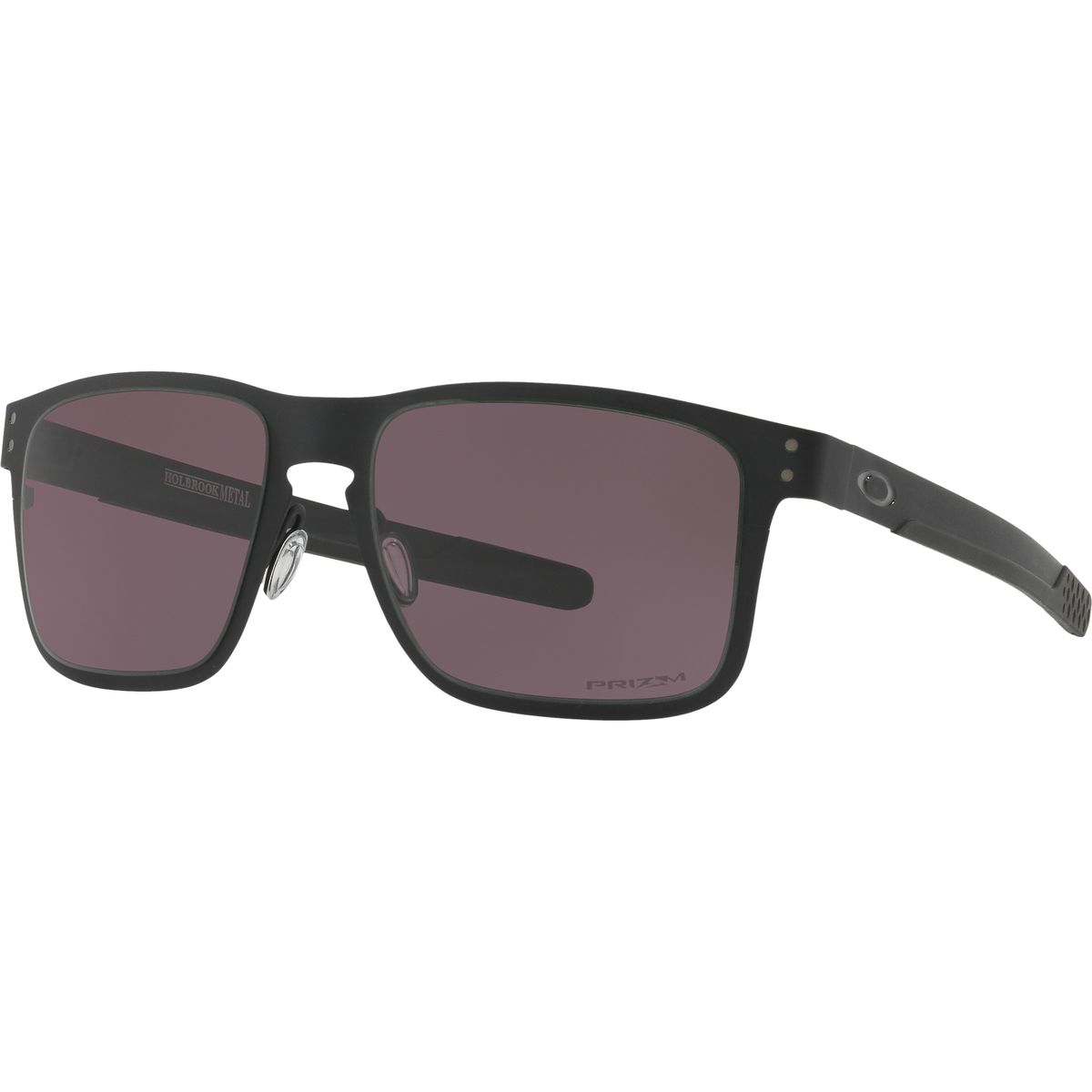 Image of Oakley Holbrook Metal Prizm Sunglasses Matte Black/Prizm Grey, One Size