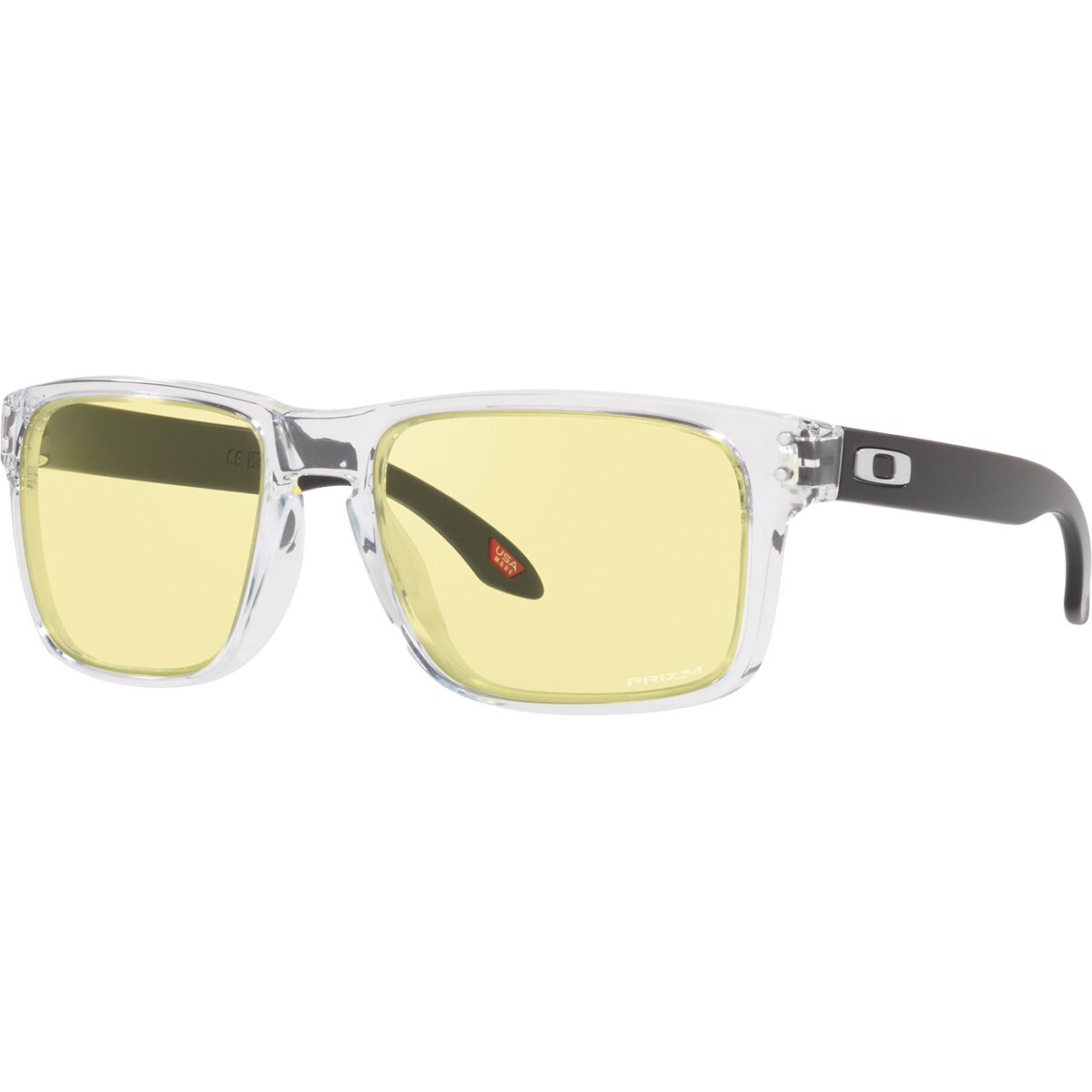 Image of Oakley Holbrook Prizm Sunglasses Clear/Prizm Gaming, One Size