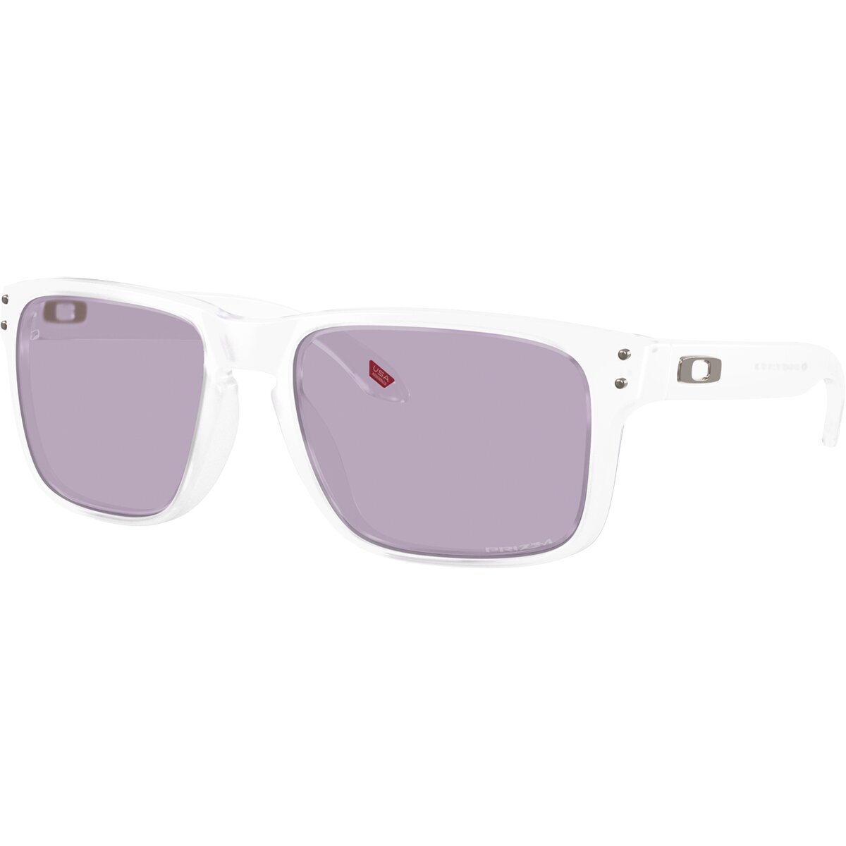 Image of Oakley Holbrook Prizm Sunglasses Matte Clear/Prizm Slate, One Size